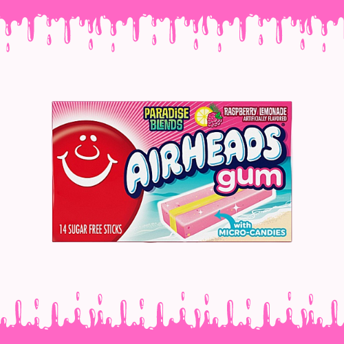 Airheads Gum Raspberry Lemonade (34g)